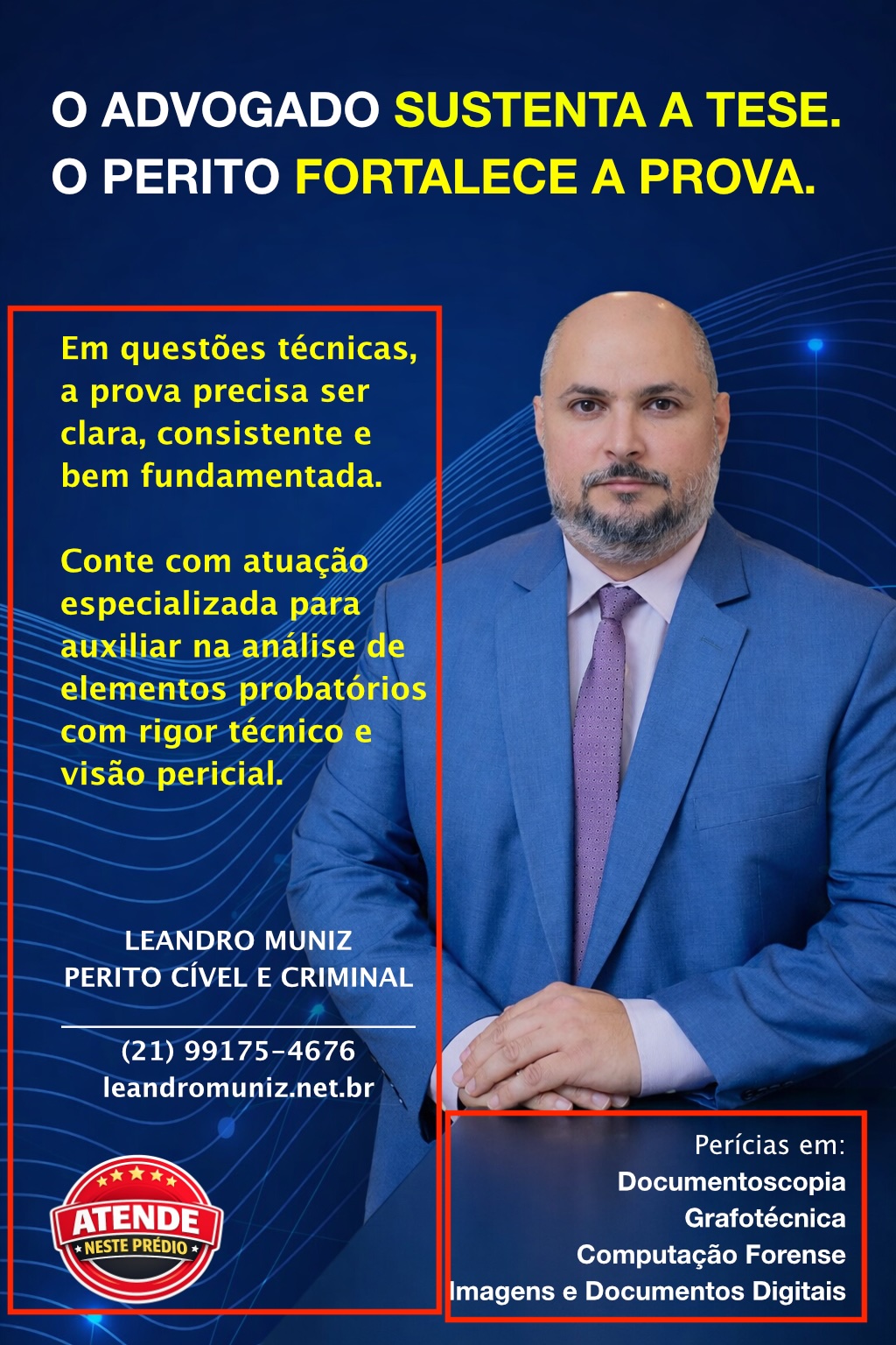 Leandro Muniz, autor e perito em computação forense